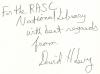 David Levy Autograph
