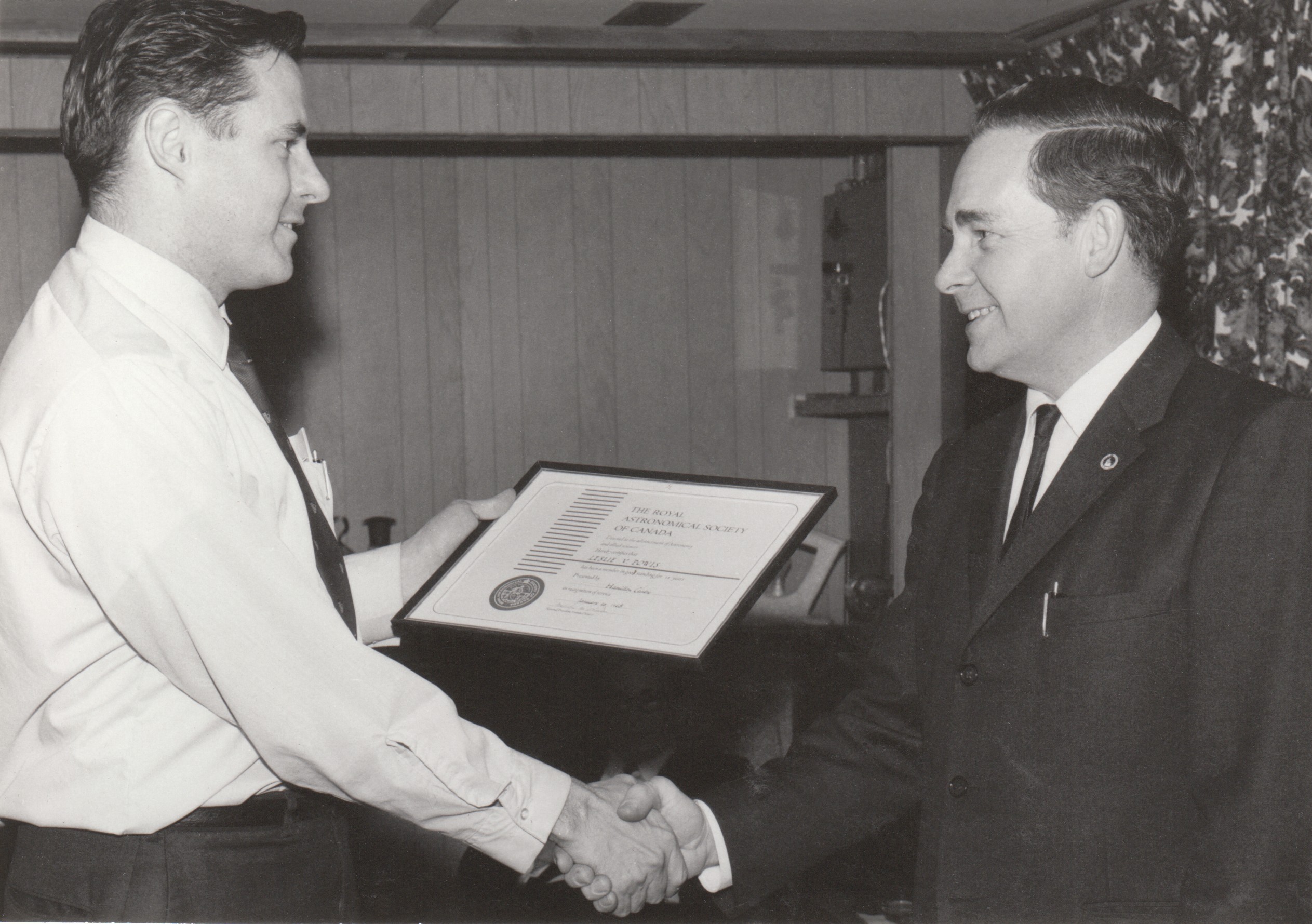 Award to Powis Award to Powis