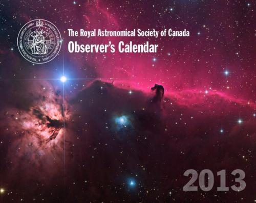 Observer's Calendar 2013 - Front