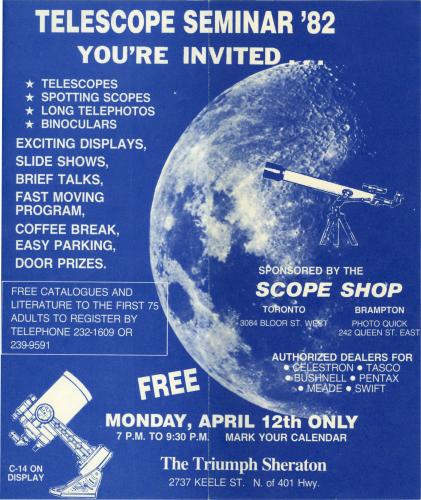 Telescope Seminar 1982 Telescope Seminar 1982