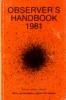 Observer's Handbook 1981 Front Cover