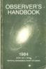 Observer's Handbook 1984 Front Cover