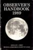 Observer's Handbook 1989 Front Cover