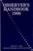 Observer's Handbook 1996 Front Cover