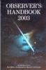 Observer's Handbook 2003 Front Cover