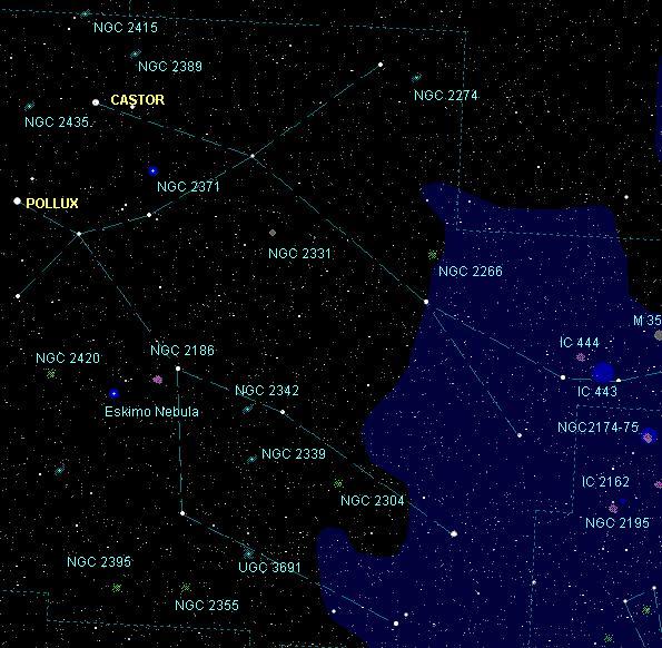 Gemini Star Map