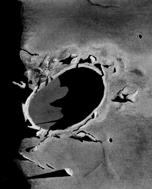 Sketch of crater Plato