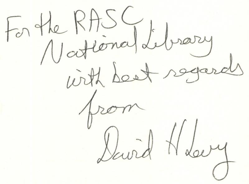 David Levy Autograph