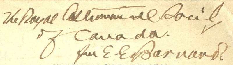 E.E. Barnard Autograph