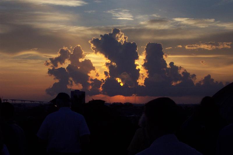 Drama of Venus seen transiting through the clouds in 2004